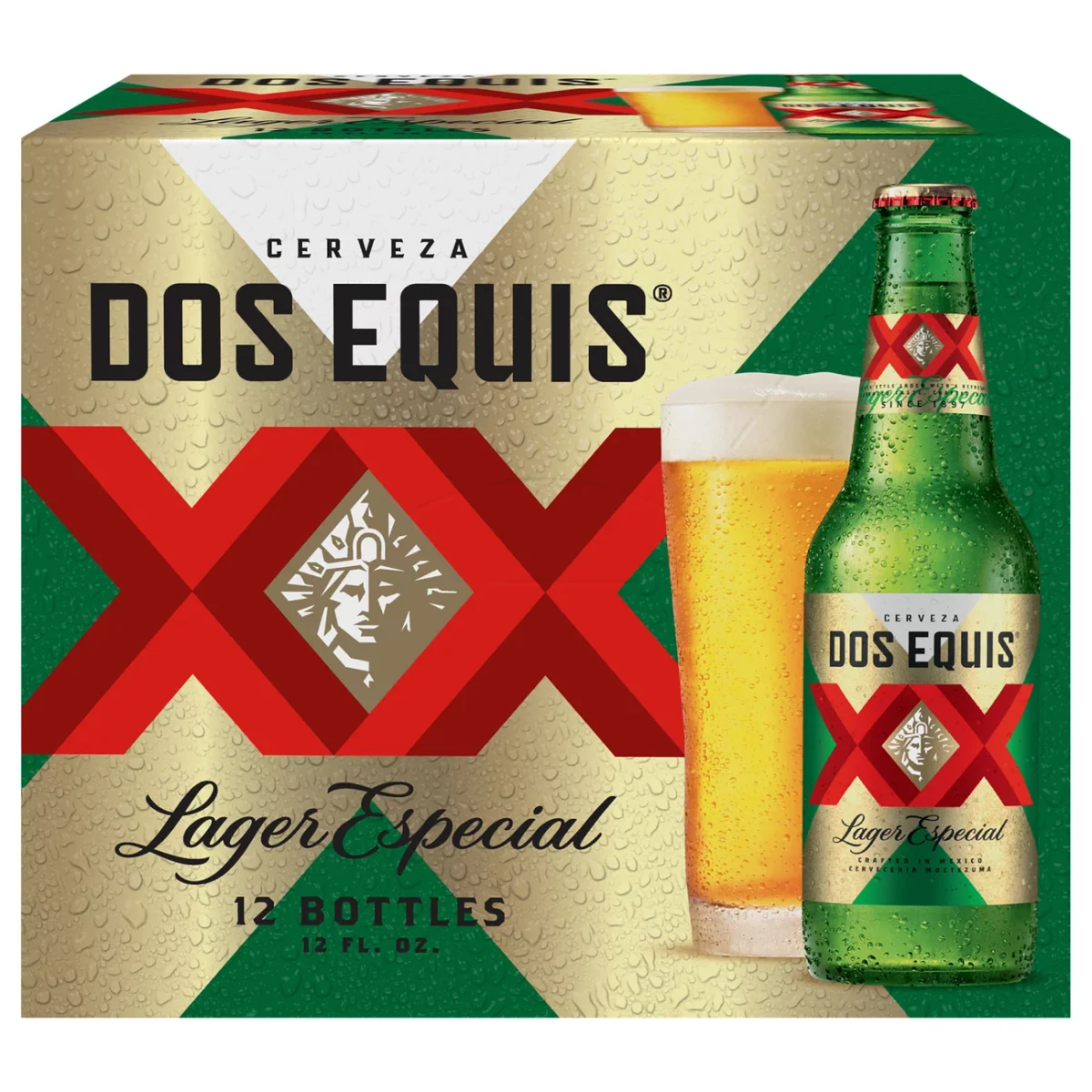 Dos Equis Lager Bottle