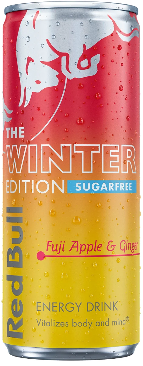 Red Bull Winter Edition Sugarfree Fuji Apple & Ginger