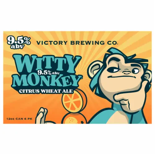 Witty Monkey Citrus Wheat Ale 6-Pk